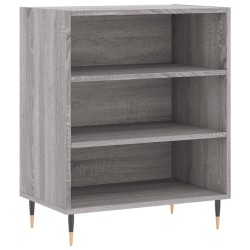 vidaXL Aparador madera de ingeniería gris Sonoma 57x35x70 cm