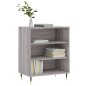 vidaXL Aparador madera de ingeniería gris Sonoma 57x35x70 cm