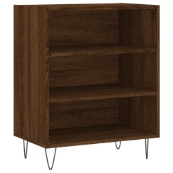 vidaXL Aparador madera de ingeniería marrón roble 57x35x70 cm