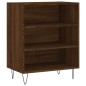 vidaXL Aparador madera de ingeniería marrón roble 57x35x70 cm