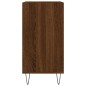 vidaXL Aparador madera de ingeniería marrón roble 57x35x70 cm