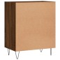 vidaXL Aparador madera de ingeniería marrón roble 57x35x70 cm