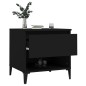 vidaXL Mesas auxiliares 2 uds madera contrachapada negro 50x46x50 cm vidaXL Mesas auxiliares 2 uds madera contrachapada negro 50x46x50 cm