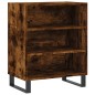 vidaXL Aparador madera de ingeniería roble ahumado 57x35x70 cm