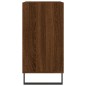 vidaXL Aparador madera de ingeniería marrón roble 57x35x70 cm vidaXL Aparador madera de ingeniería marrón roble 57x35x70 cm