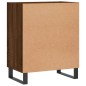 vidaXL Aparador madera de ingeniería marrón roble 57x35x70 cm vidaXL Aparador madera de ingeniería marrón roble 57x35x70 cm