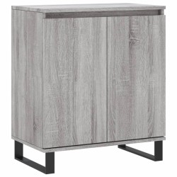 vidaXL Aparador de madera contrachapada gris Sonoma 60x35x70 cm