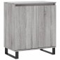 vidaXL Aparador de madera contrachapada gris Sonoma 60x35x70 cm