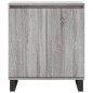 vidaXL Aparador de madera contrachapada gris Sonoma 60x35x70 cm