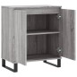 vidaXL Aparador de madera contrachapada gris Sonoma 60x35x70 cm
