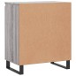 vidaXL Aparador de madera contrachapada gris Sonoma 60x35x70 cm