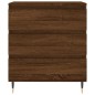 vidaXL Aparador madera contrachapada marrón roble 60x35x70 cm vidaXL Aparador madera contrachapada marrón roble 60x35x70 cm