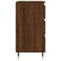 vidaXL Aparador madera contrachapada marrón roble 60x35x70 cm vidaXL Aparador madera contrachapada marrón roble 60x35x70 cm