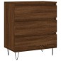 vidaXL Aparador madera contrachapada marrón roble 60x35x70 cm vidaXL Aparador madera contrachapada marrón roble 60x35x70 cm