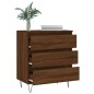 vidaXL Aparador madera contrachapada marrón roble 60x35x70 cm vidaXL Aparador madera contrachapada marrón roble 60x35x70 cm