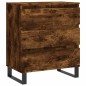 vidaXL Aparador madera contrachapada color roble ahumado 60x35x70 cm vidaXL Aparador madera contrachapada color roble ahumado 60x35x70 cm
