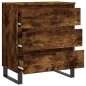 vidaXL Aparador madera contrachapada color roble ahumado 60x35x70 cm vidaXL Aparador madera contrachapada color roble ahumado 60x35x70 cm