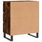vidaXL Aparador madera contrachapada color roble ahumado 60x35x70 cm vidaXL Aparador madera contrachapada color roble ahumado 60x35x70 cm