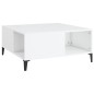 vidaXL Mesa de centro madera contrachapada blanco 80x80x36,5 cm vidaXL Mesa de centro madera contrachapada blanco 80x80x36,5 cm