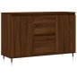 vidaXL Aparador de madera de ingeniería marrón roble 104x35x70 cm vidaXL Aparador de madera de ingeniería marrón roble 104x35x70 cm
