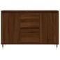 vidaXL Aparador de madera de ingeniería marrón roble 104x35x70 cm vidaXL Aparador de madera de ingeniería marrón roble 104x35x70 cm