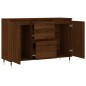 vidaXL Aparador de madera de ingeniería marrón roble 104x35x70 cm vidaXL Aparador de madera de ingeniería marrón roble 104x35x70 cm