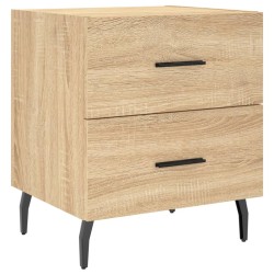 vidaXL Mesita de noche madera de ingeniería roble Sonoma 40x35x47,5 cm