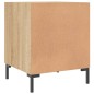 vidaXL Mesita de noche madera de ingeniería roble Sonoma 40x40x50 cm vidaXL Mesita de noche madera de ingeniería roble Sonoma 40x40x50 cm