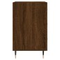 vidaXL Mesita de noche madera de ingeniería marrón roble 40x40x66 cm vidaXL Mesita de noche madera de ingeniería marrón roble 40x40x66 cm