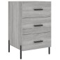 vidaXL Mesita de noche madera de ingeniería gris Sonoma 40x40x66 cm vidaXL Mesita de noche madera de ingeniería gris Sonoma 40x40x66 cm