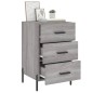 vidaXL Mesita de noche madera de ingeniería gris Sonoma 40x40x66 cm vidaXL Mesita de noche madera de ingeniería gris Sonoma 40x40x66 cm
