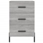 vidaXL Mesita de noche madera de ingeniería gris Sonoma 40x40x66 cm vidaXL Mesita de noche madera de ingeniería gris Sonoma 40x40x66 cm