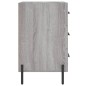 vidaXL Mesita de noche madera de ingeniería gris Sonoma 40x40x66 cm vidaXL Mesita de noche madera de ingeniería gris Sonoma 40x40x66 cm