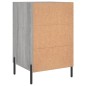 vidaXL Mesita de noche madera de ingeniería gris Sonoma 40x40x66 cm vidaXL Mesita de noche madera de ingeniería gris Sonoma 40x40x66 cm