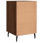 vidaXL Mesita de noche madera de ingeniería marrón roble 40x40x66 cm vidaXL Mesita de noche madera de ingeniería marrón roble 40x40x66 cm