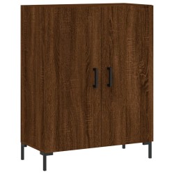 vidaXL Aparador de madera de ingeniería marrón roble 69,5x34x90 cm