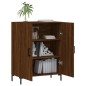 vidaXL Aparador de madera de ingeniería marrón roble 69,5x34x90 cm vidaXL Aparador de madera de ingeniería marrón roble 69,5x34x90 cm
