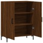 vidaXL Aparador de madera de ingeniería marrón roble 69,5x34x90 cm vidaXL Aparador de madera de ingeniería marrón roble 69,5x34x90 cm