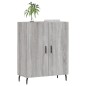 vidaXL Aparador de madera de ingeniería gris Sonoma 69,5x34x90 cm vidaXL Aparador de madera de ingeniería gris Sonoma 69,5x34x90 cm