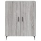 vidaXL Aparador de madera de ingeniería gris Sonoma 69,5x34x90 cm vidaXL Aparador de madera de ingeniería gris Sonoma 69,5x34x90 cm