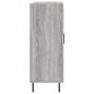 vidaXL Aparador de madera de ingeniería gris Sonoma 69,5x34x90 cm vidaXL Aparador de madera de ingeniería gris Sonoma 69,5x34x90 cm