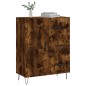 vidaXL Aparador de madera de ingeniería roble ahumado 69,5x34x90 cm vidaXL Aparador de madera de ingeniería roble ahumado 69,5x34x90 cm