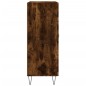 vidaXL Aparador de madera de ingeniería roble ahumado 69,5x34x90 cm vidaXL Aparador de madera de ingeniería roble ahumado 69,5x34x90 cm
