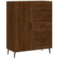 vidaXL Aparador de madera de ingeniería marrón roble 69,5x34x90 cm vidaXL Aparador de madera de ingeniería marrón roble 69,5x34x90 cm