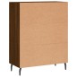 vidaXL Aparador de madera de ingeniería marrón roble 69,5x34x90 cm vidaXL Aparador de madera de ingeniería marrón roble 69,5x34x90 cm