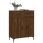 vidaXL Aparador de madera de ingeniería marrón roble 69,5x34x90 cm vidaXL Aparador de madera de ingeniería marrón roble 69,5x34x90 cm