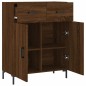 vidaXL Aparador de madera de ingeniería marrón roble 69,5x34x90 cm vidaXL Aparador de madera de ingeniería marrón roble 69,5x34x90 cm