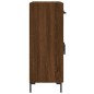 vidaXL Aparador de madera de ingeniería marrón roble 69,5x34x90 cm vidaXL Aparador de madera de ingeniería marrón roble 69,5x34x90 cm