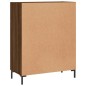 vidaXL Aparador de madera de ingeniería marrón roble 69,5x34x90 cm vidaXL Aparador de madera de ingeniería marrón roble 69,5x34x90 cm