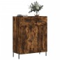 vidaXL Aparador de madera de ingeniería roble ahumado 69,5x34x90 cm